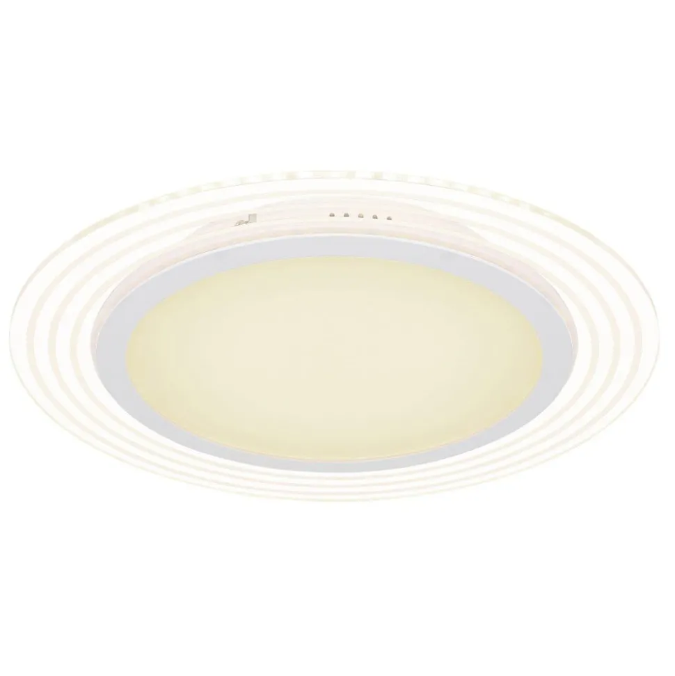 Spot Encastrable Globo Nathalie Led Blanc, 1 Lumiere, Telecommandes, Changeur De Couleurs