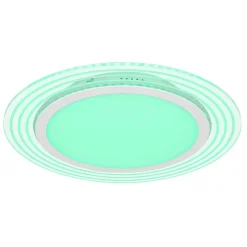 Spot Encastrable Globo Nathalie Led Blanc, 1 Lumiere, Telecommandes, Changeur De Couleurs