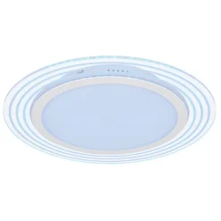 Spot Encastrable Globo Nathalie Led Blanc, 1 Lumiere, Telecommandes, Changeur De Couleurs