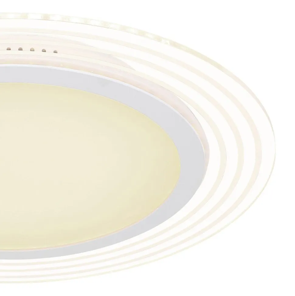 Spot Encastrable Globo Nathalie Led Blanc, 1 Lumiere, Telecommandes, Changeur De Couleurs