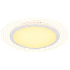 Spot Encastrable Globo Nathalie Led Blanc, 1 Lumiere, Telecommandes, Changeur De Couleurs