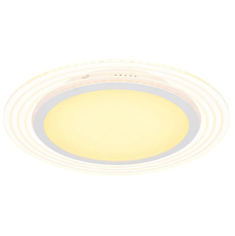 Spot Encastrable Globo Nathalie Led Blanc, 1 Lumiere, Telecommandes, Changeur De Couleurs