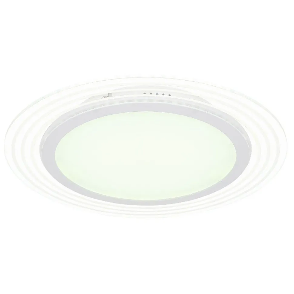 Spot Encastrable Globo Nathalie Led Blanc, 1 Lumiere, Telecommandes, Changeur De Couleurs