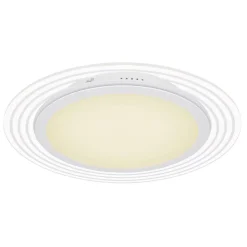 Spot Encastrable Globo Nathalie Led Blanc, 1 Lumiere, Telecommandes, Changeur De Couleurs