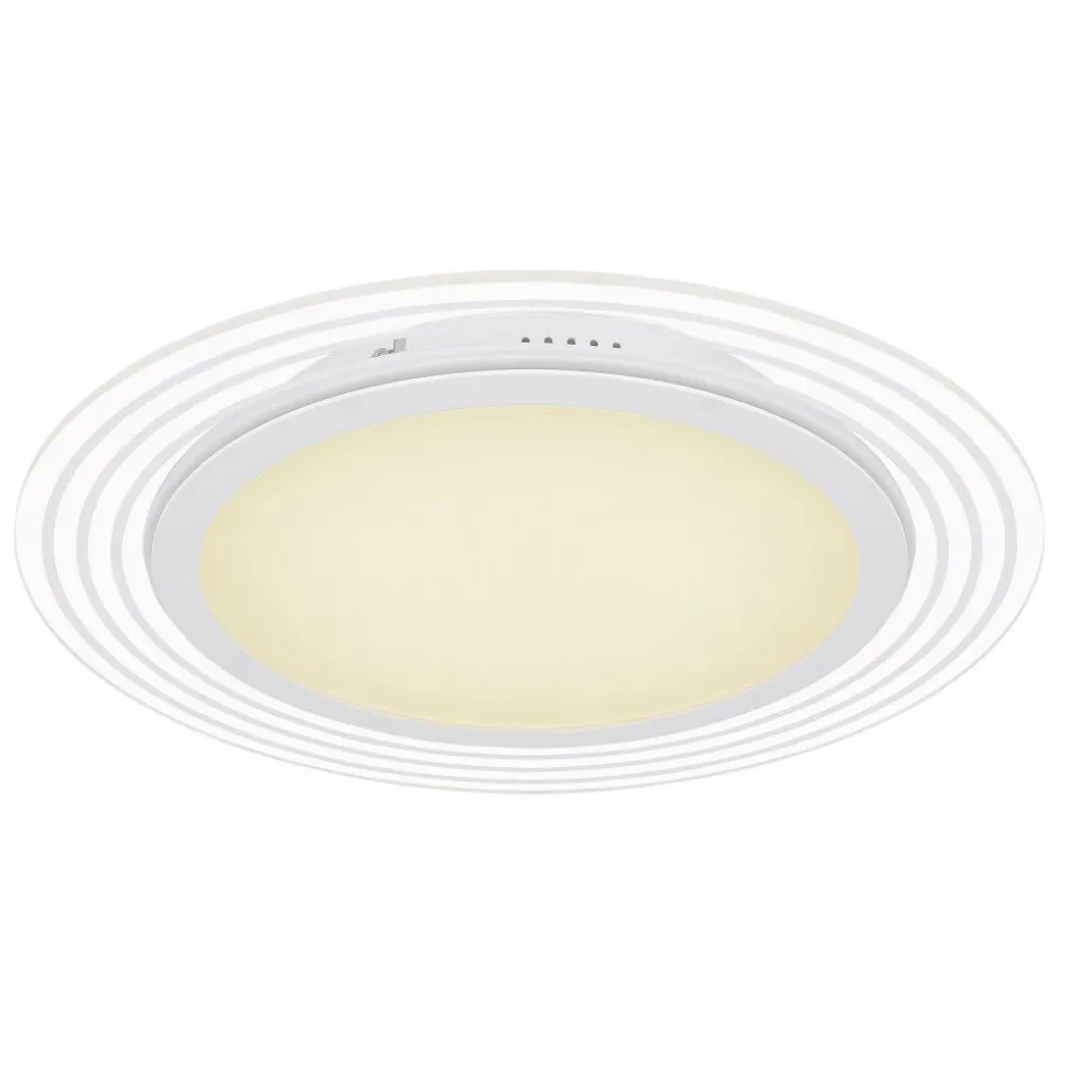 Spot Encastrable Globo Nathalie Led Blanc, 1 Lumiere, Telecommandes, Changeur De Couleurs