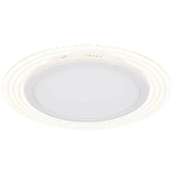 Spot Encastrable Globo Nathalie Led Blanc, 1 Lumiere, Telecommandes, Changeur De Couleurs
