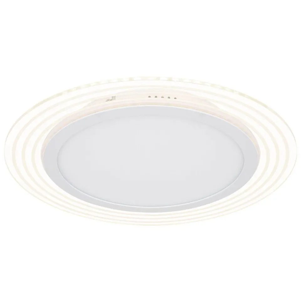 Spot Encastrable Globo Nathalie Led Blanc, 1 Lumiere, Telecommandes, Changeur De Couleurs
