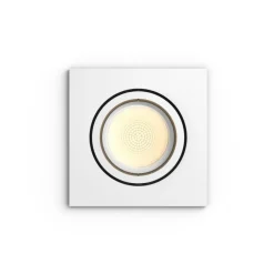Spot Encastrable, Kit D'Extension Philips Hue Ambiance White & Color Centura Blanc, 1 Lumiere, Changeur De Couleurs