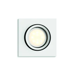 Spot Encastrable, Kit D'Extension Philips Hue Ambiance White Milliskin Blanc, 1 Lumiere