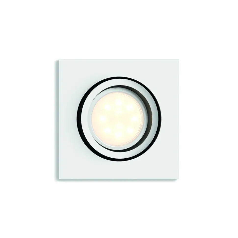 Spot Encastrable, Kit D'Extension Philips Hue Ambiance White Milliskin Blanc, 1 Lumiere