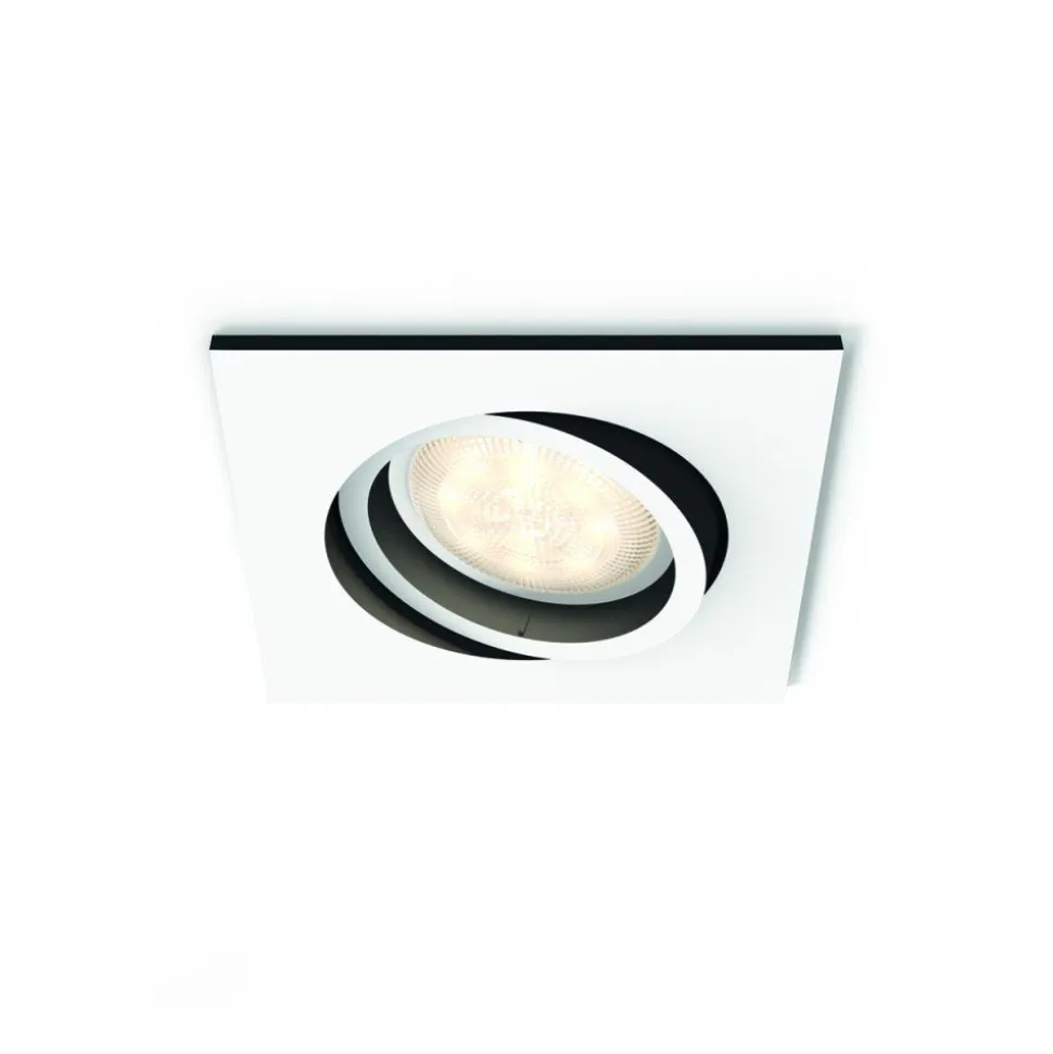 Spot Encastrable, Kit D'Extension Philips Hue Ambiance White Milliskin Blanc, 1 Lumiere