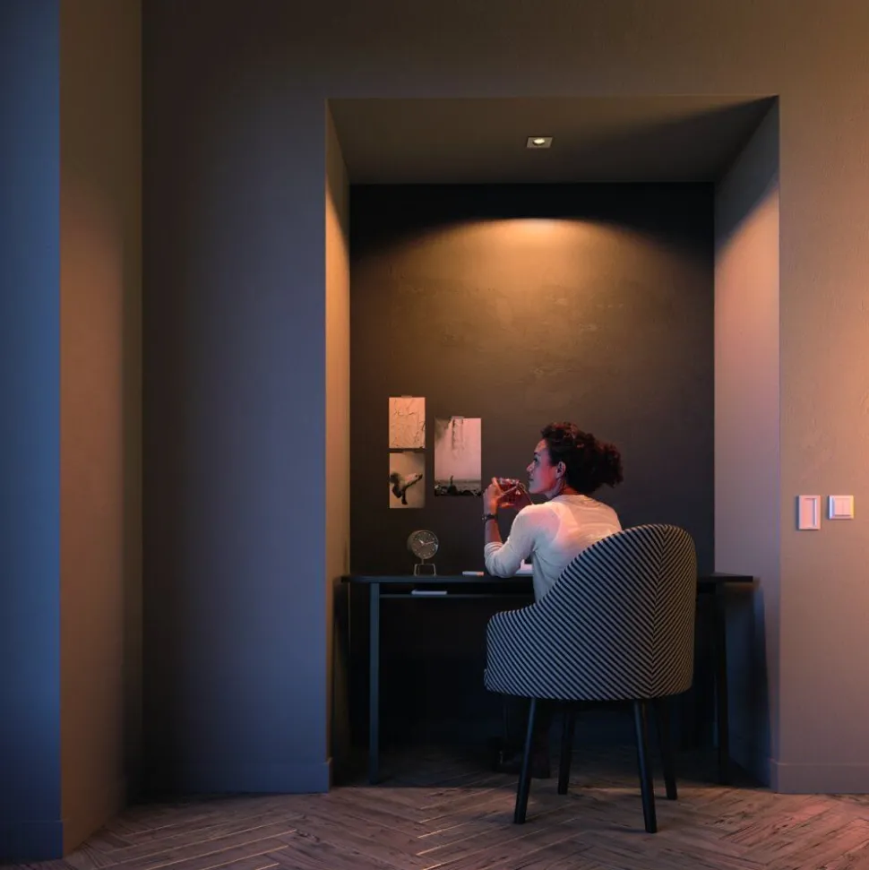 Spot Encastrable, Kit D'Extension Philips Hue Ambiance White Milliskin Blanc, 1 Lumiere
