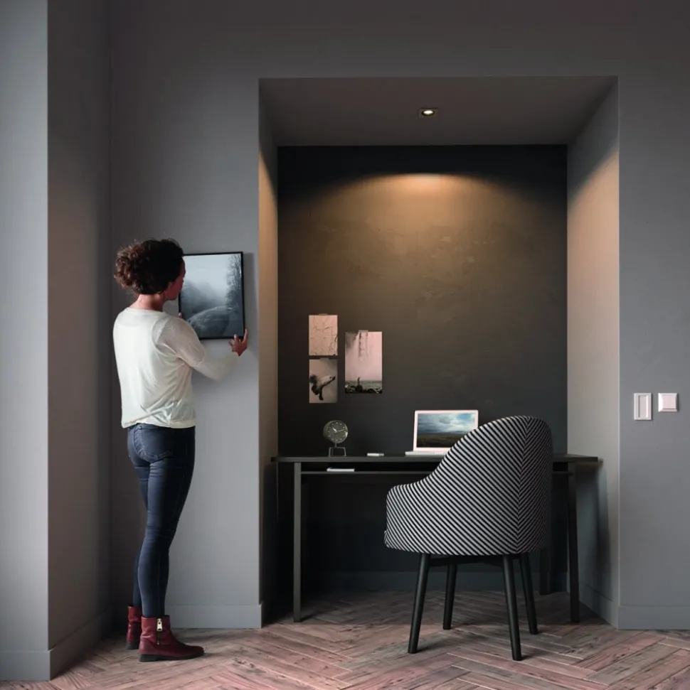 Spot Encastrable, Kit D'Extension Philips Hue Ambiance White Milliskin Argente, 1 Lumiere, Telecommandes