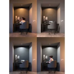 Spot Encastrable, Kit D'Extension Philips Hue Ambiance White Milliskin Argente, 1 Lumiere, Telecommandes