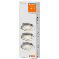 Spot Encastrable Ledvance Spot Acier Inoxydable, 3 Lumieres