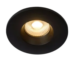 Spot Encastrable Lucide Binky Led Noir, 1 Lumiere