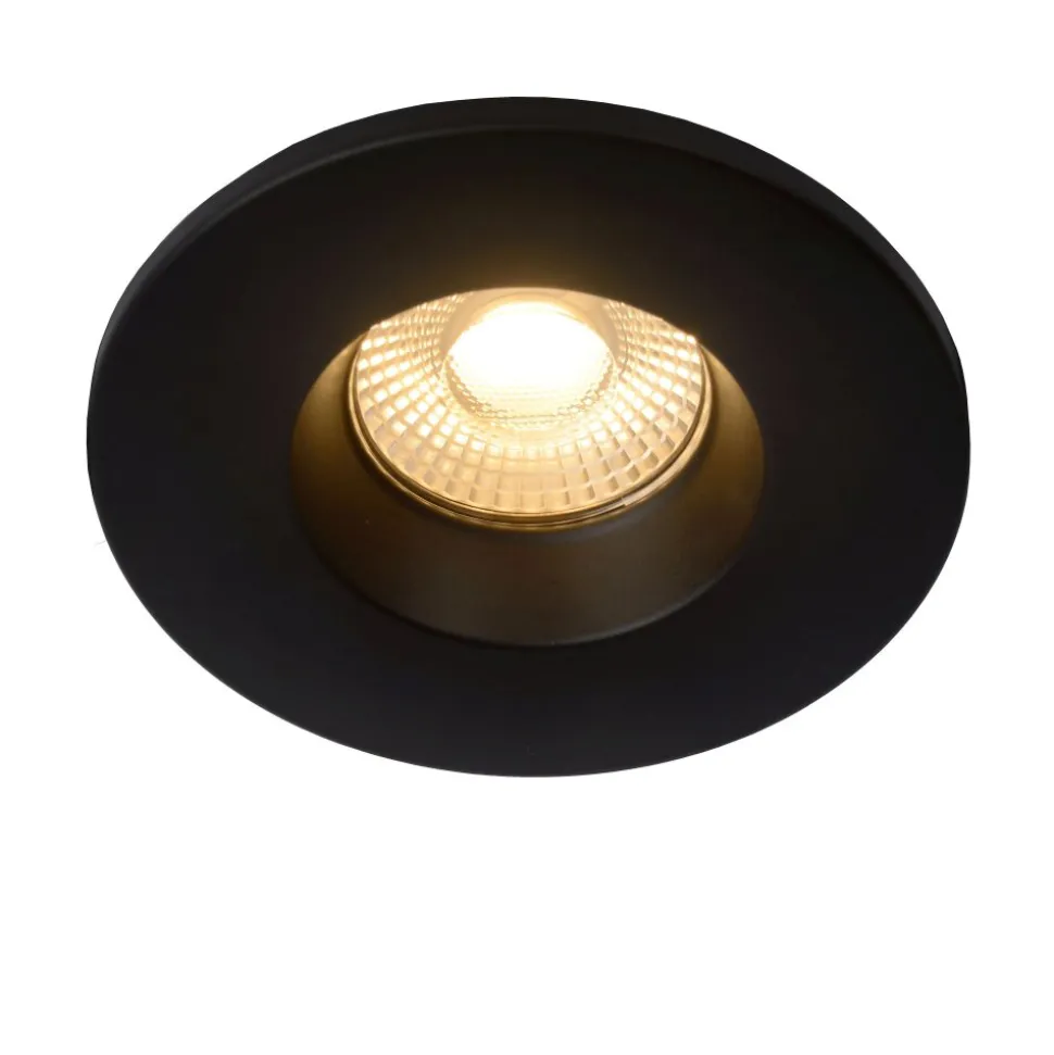 Spot Encastrable Lucide Binky Led Noir, 1 Lumiere