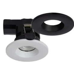 Spot Encastrable Lucide Binky Led Noir, 1 Lumiere