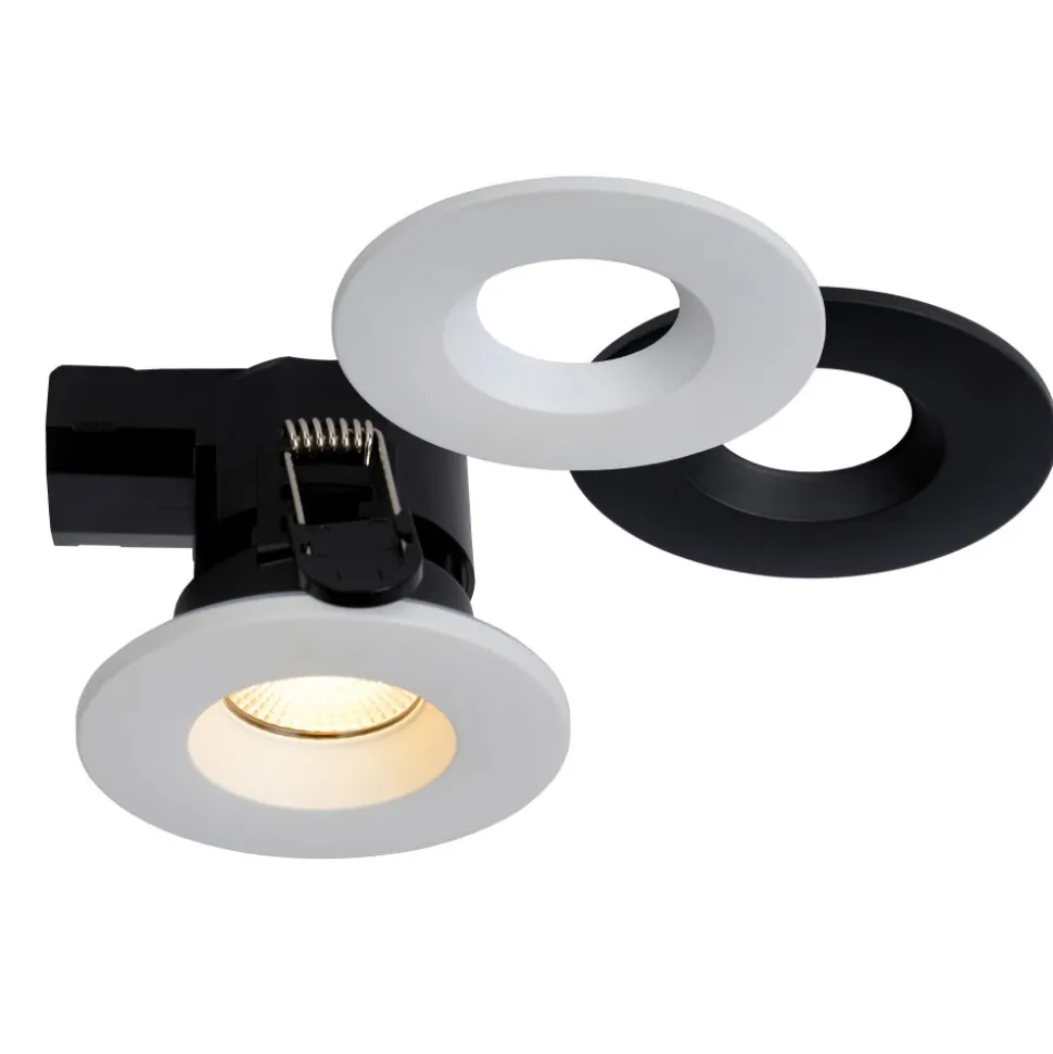 Spot Encastrable Lucide Binky Led Noir, 1 Lumiere