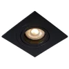 Spot Encastrable Lucide Tube Noir, 1 Lumiere