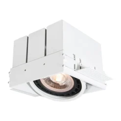 Spot Encastrable Lucide Trimless Blanc, 1 Lumiere
