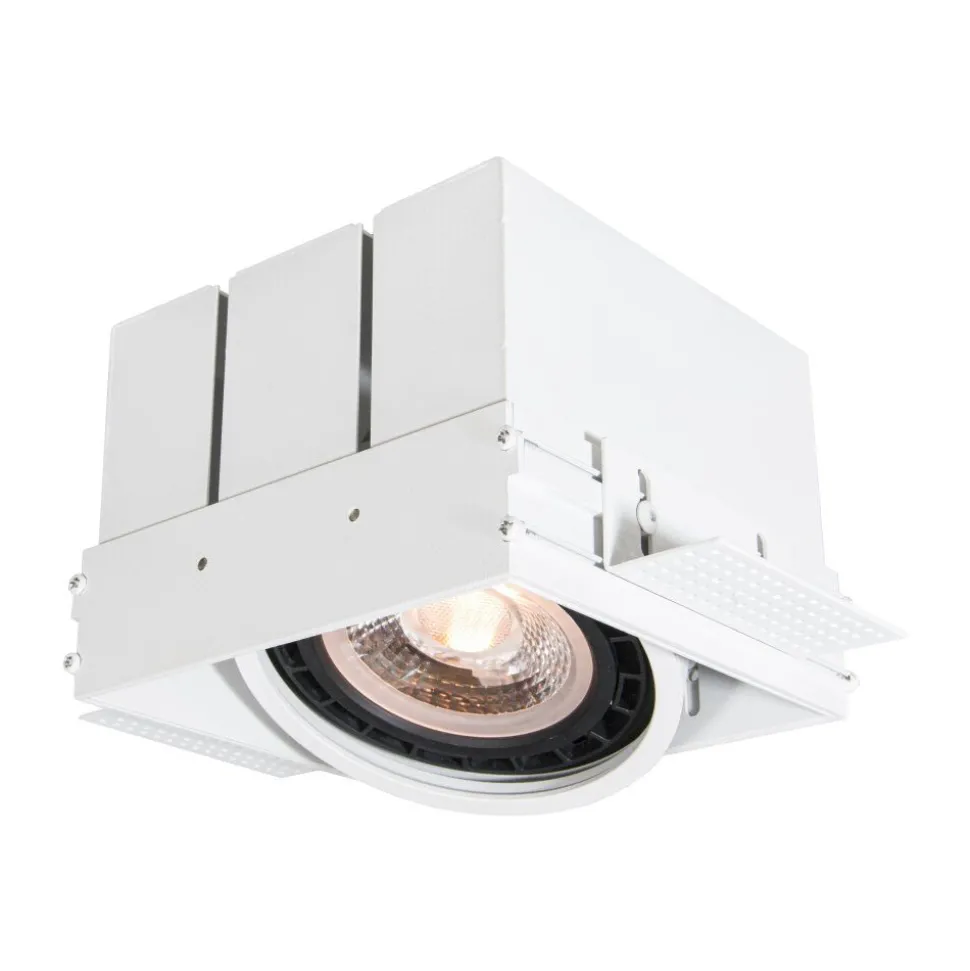 Spot Encastrable Lucide Trimless Blanc, 1 Lumiere