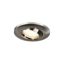 Spot Encastrable Nordlux Umberto Led Nickel Mat, Noir, 1 Lumiere