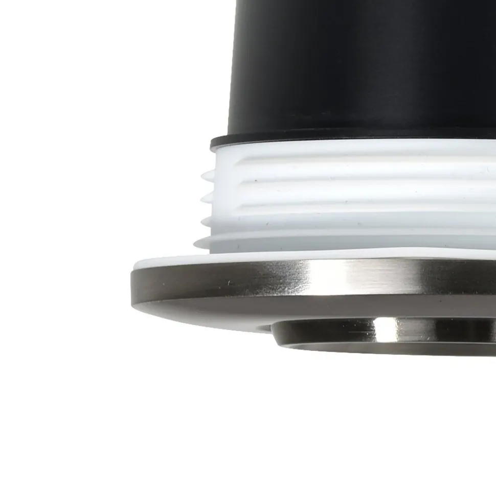 Spot Encastrable Nordlux Umberto Led Nickel Mat, Noir, 1 Lumiere