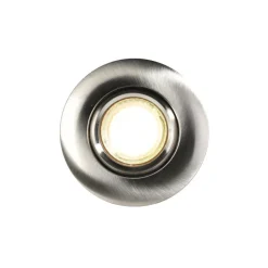 Spot Encastrable Nordlux Umberto Led Nickel Mat, Noir, 1 Lumiere