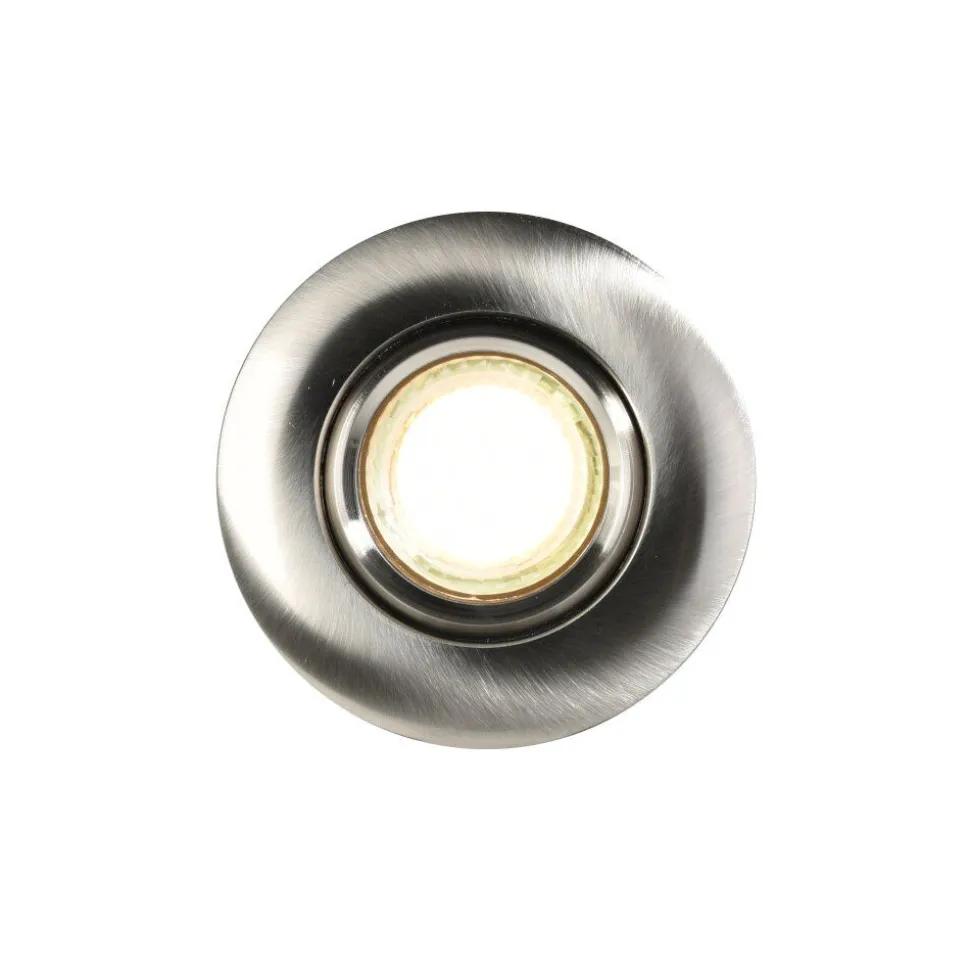 Spot Encastrable Nordlux Umberto Led Nickel Mat, Noir, 1 Lumiere