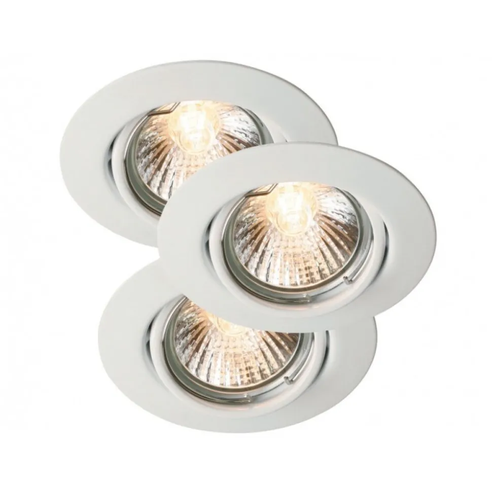 Spot Encastrable Nordlux Triton Blanc, 3 Lumieres