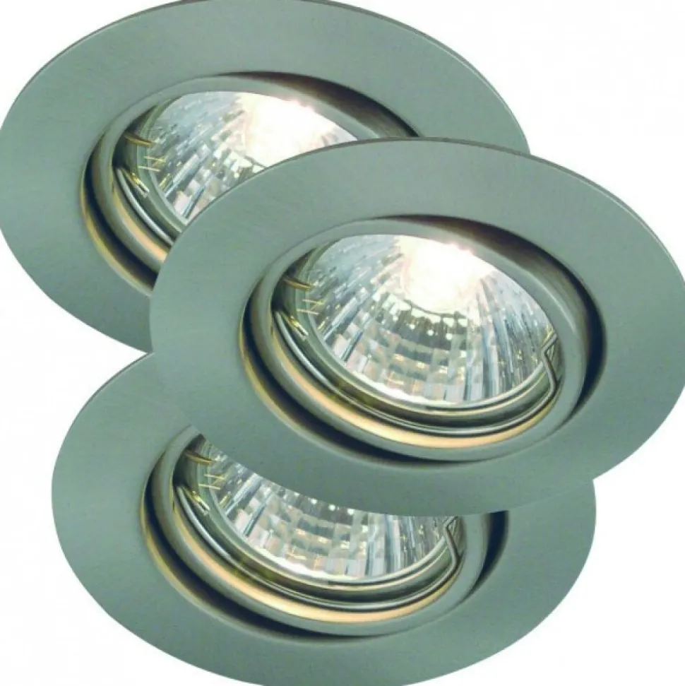Spot Encastrable Nordlux Triton Acier Inoxydable, 3 Lumieres