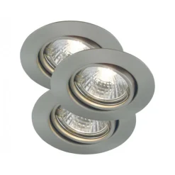 Spot Encastrable Nordlux Triton Acier Inoxydable, 3 Lumieres