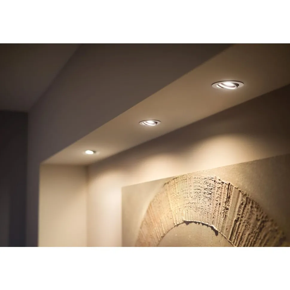 Spot Encastrable Philips Hue Milliskin Led Blanc, 3 Lumieres