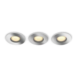 Spot Encastrable Philips Hue Adore Led Aluminium, 3 Lumieres, Telecommandes