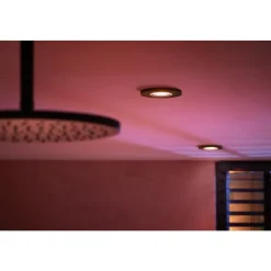 Spot Encastrable Philips Hue Xamento Led Noir, 3 Lumieres, Changeur De Couleurs