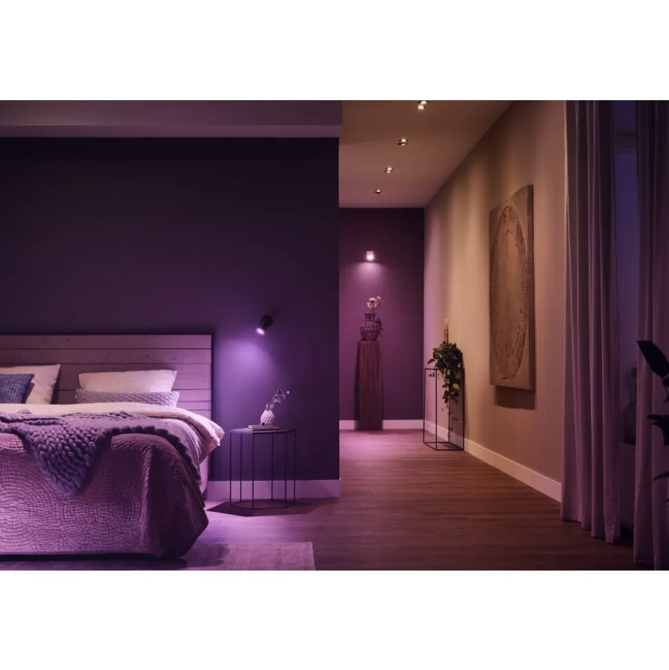 Spot Encastrable Philips Hue Centura Led Blanc, 1 Lumiere, Changeur De Couleurs