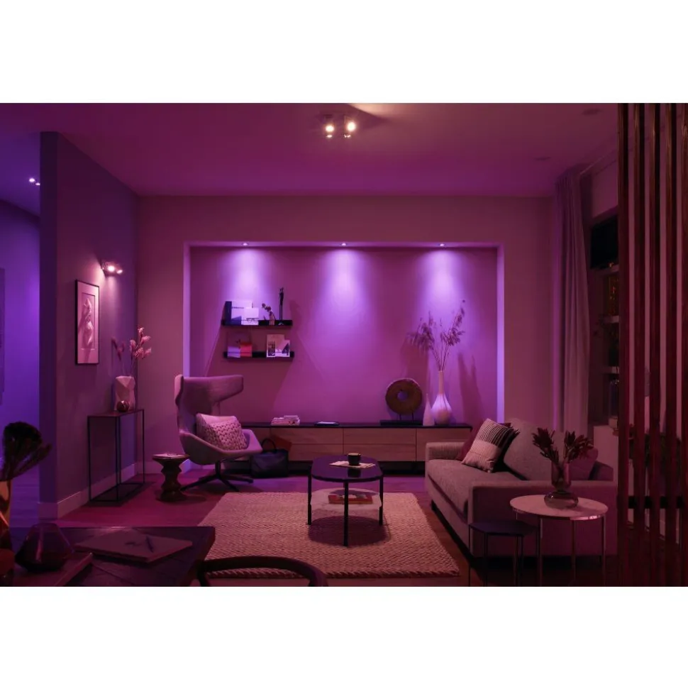Spot Encastrable Philips Hue Centura Led Blanc, 1 Lumiere, Changeur De Couleurs