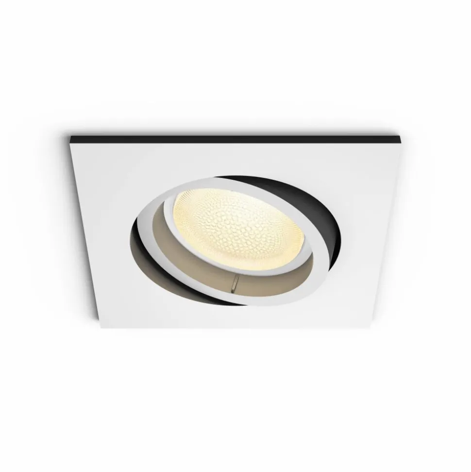 Spot Encastrable Philips Hue Centura Led Blanc, 1 Lumiere, Changeur De Couleurs