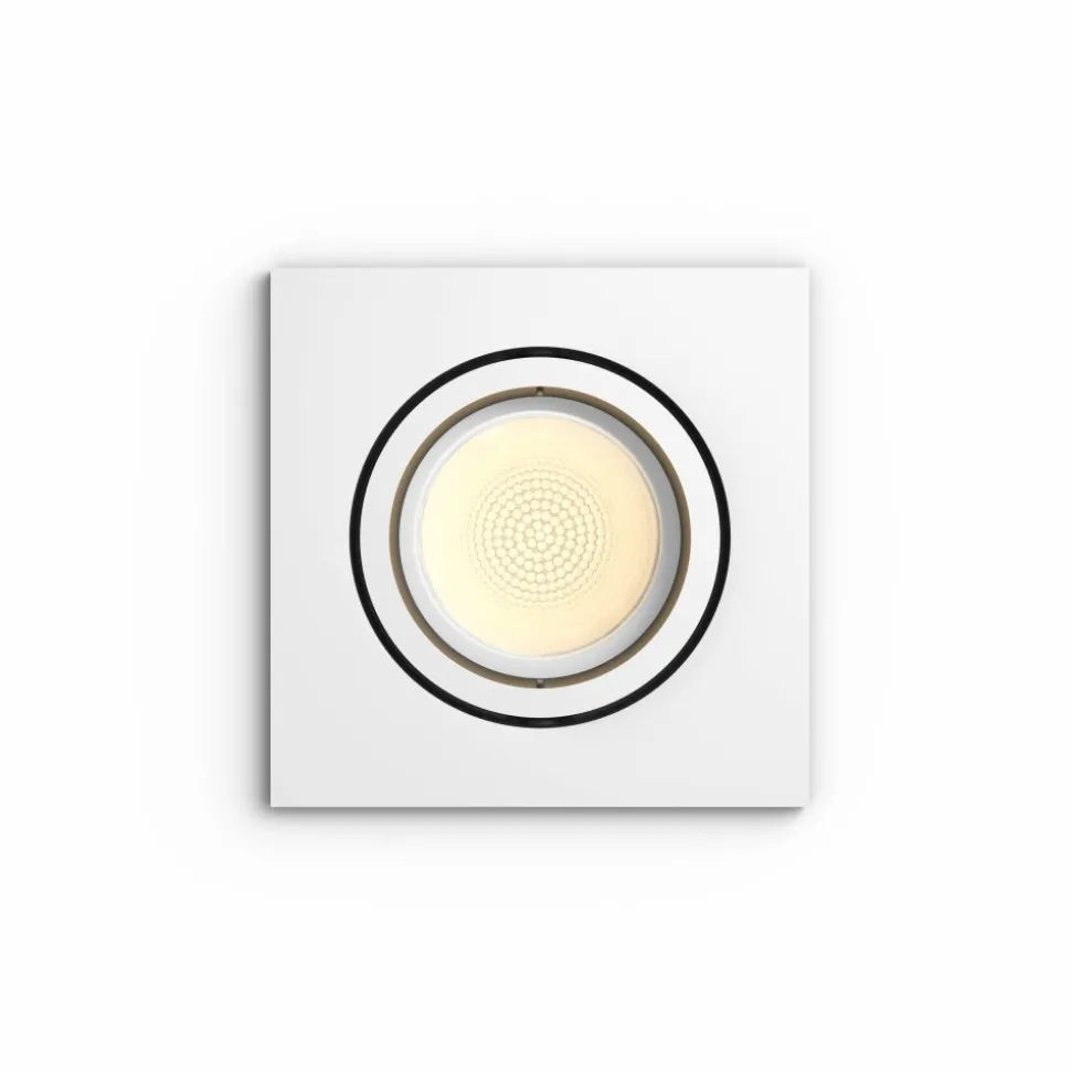 Spot Encastrable Philips Hue Centura Led Blanc, 1 Lumiere, Changeur De Couleurs