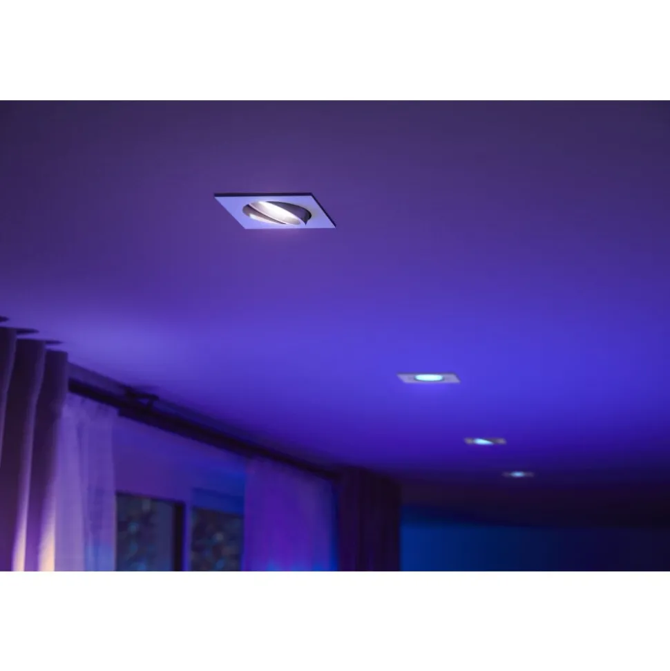 Spot Encastrable Philips Hue Centura Led Blanc, 1 Lumiere, Changeur De Couleurs