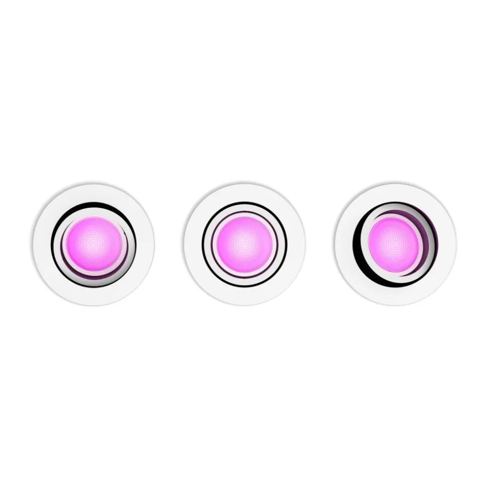 Spot Encastrable Philips Hue Centura Led Blanc, 3 Lumieres