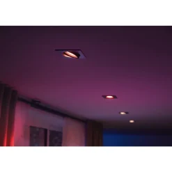 Spot Encastrable Philips Hue Centura Led Blanc, 1 Lumiere, Changeur De Couleurs