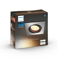 Spot Encastrable Philips Hue Milliskin Led Argente, 1 Lumiere