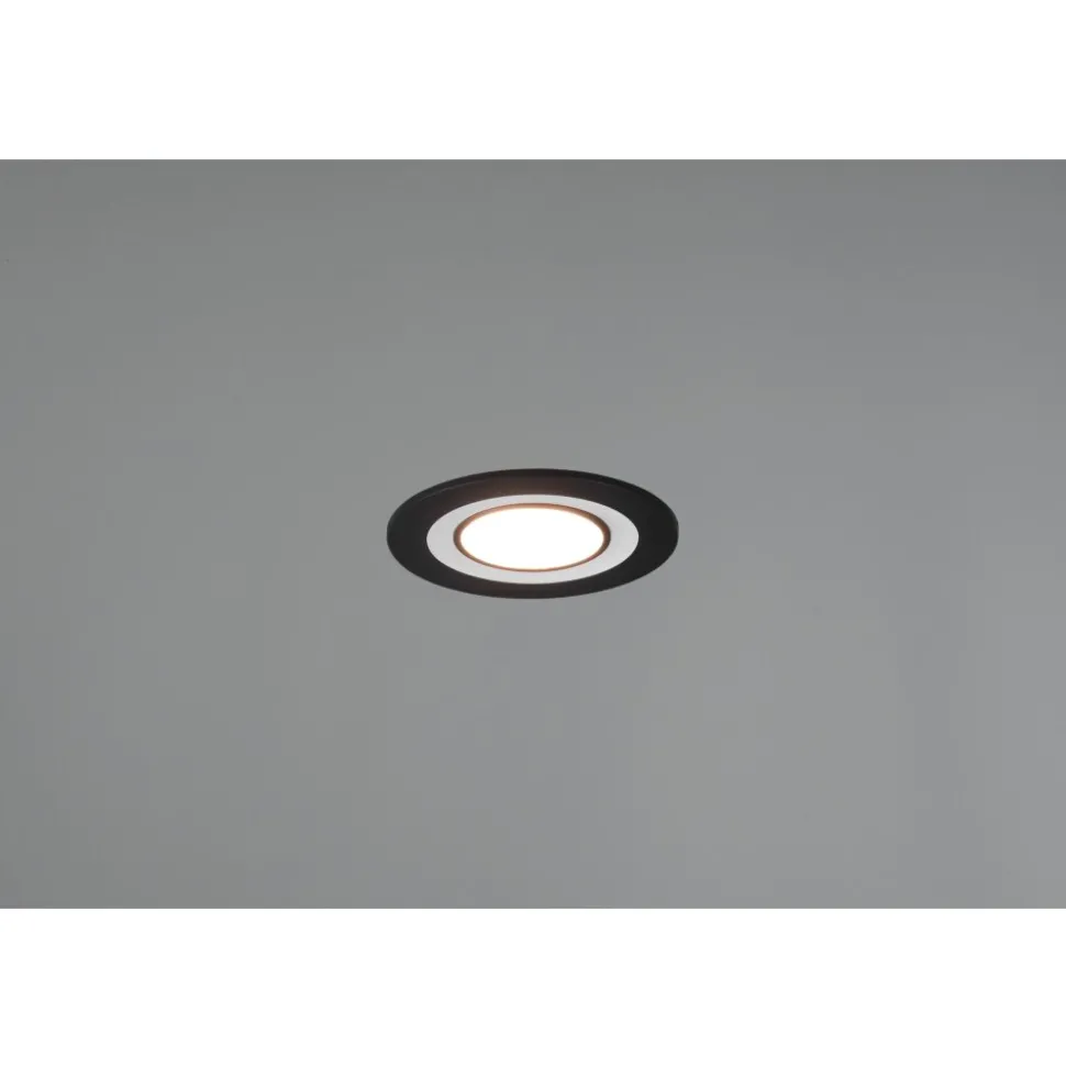 Spot Encastrable Trio Core Led Noir, 1 Lumiere