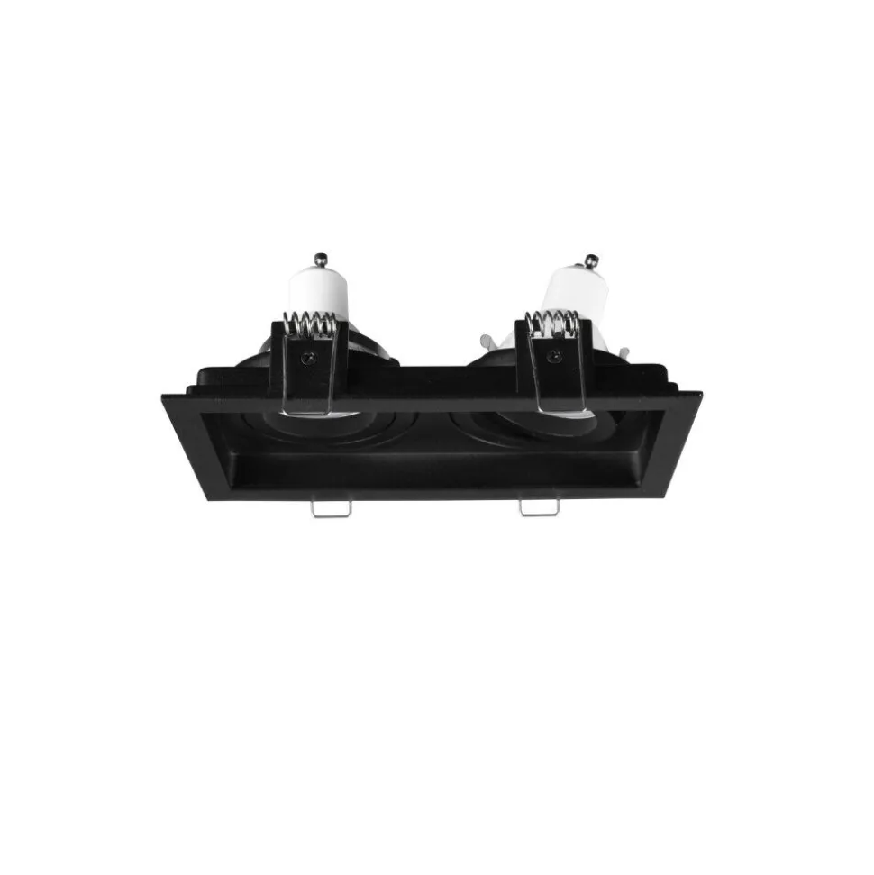 Spot Encastrable Trio Kenai Led Noir, 2 Lumieres