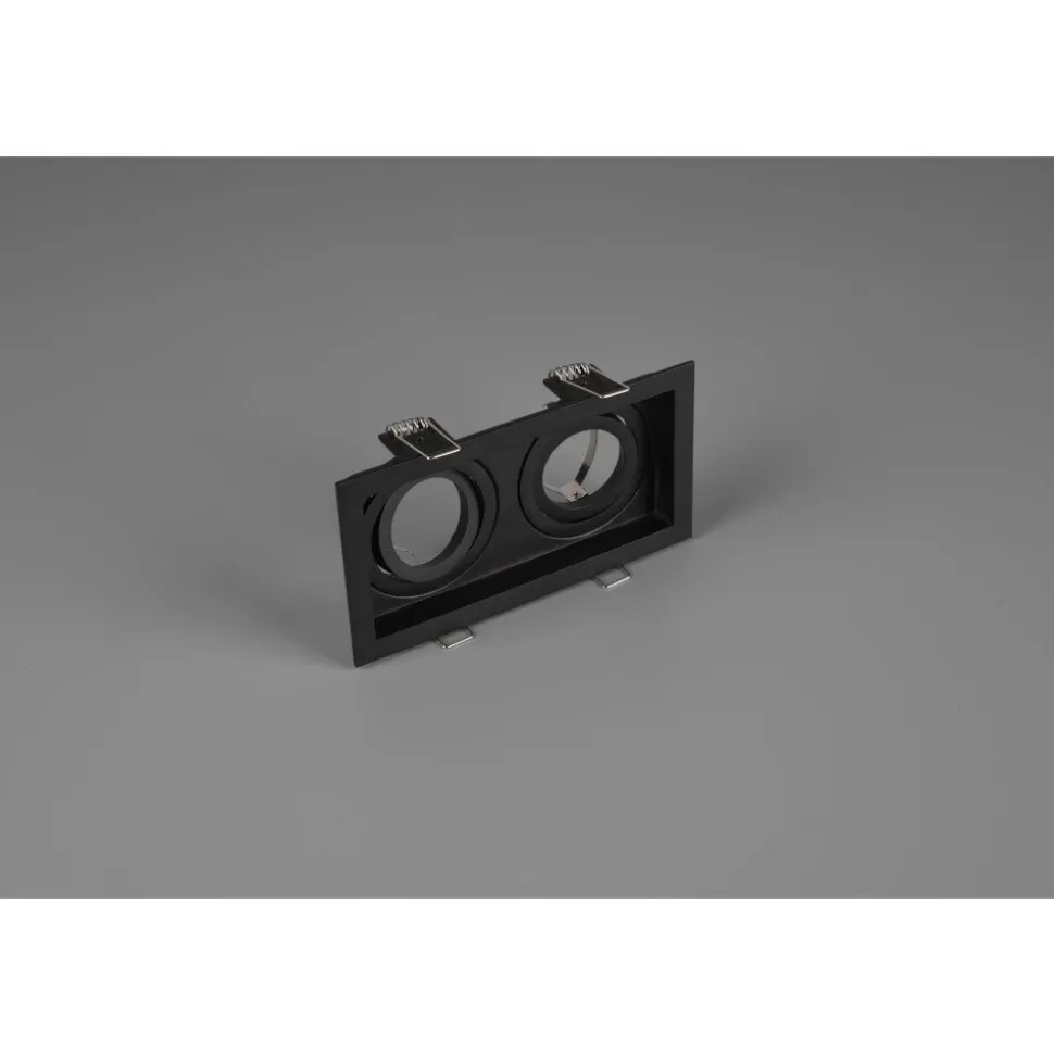 Spot Encastrable Trio Kenai Led Noir, 2 Lumieres