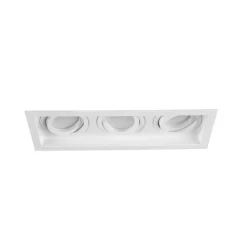 Spot Encastrable Trio Kenai Led Blanc, 3 Lumieres
