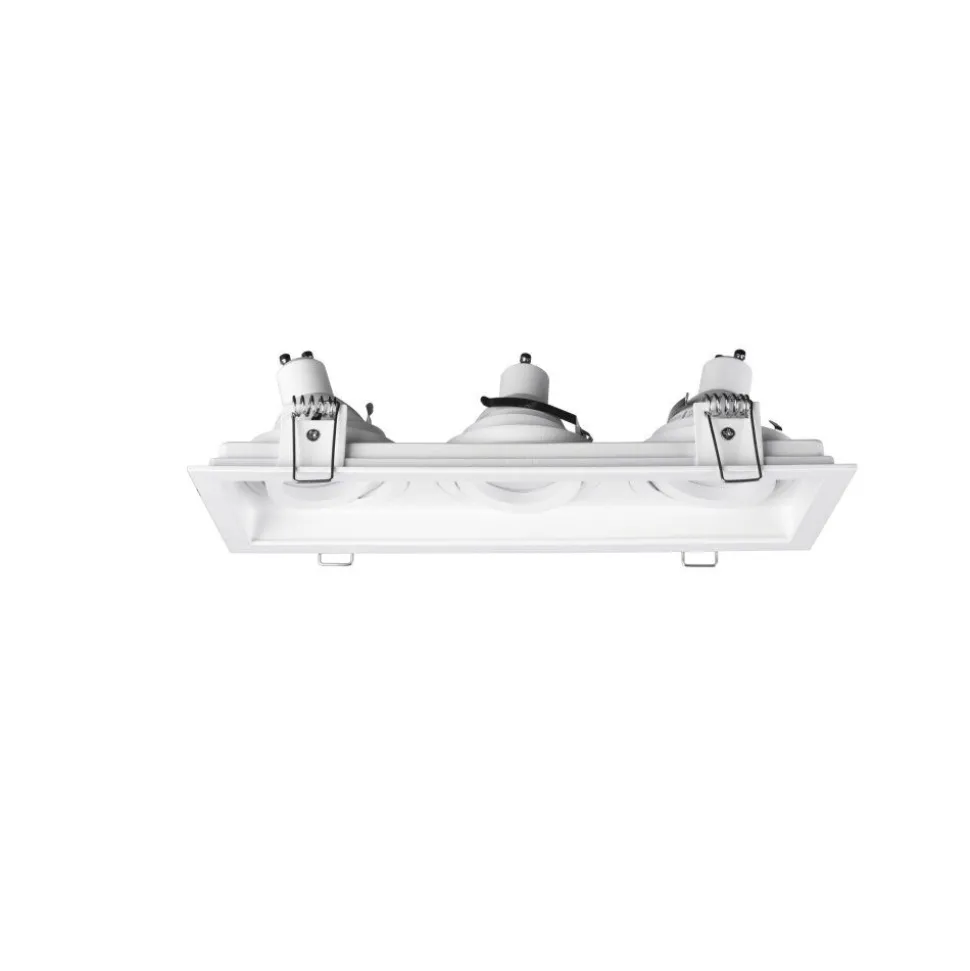 Spot Encastrable Trio Kenai Led Blanc, 3 Lumieres