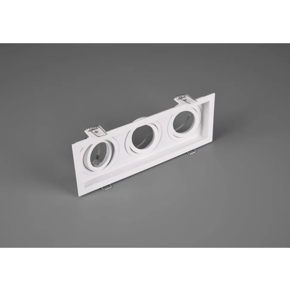 Spot Encastrable Trio Kenai Led Blanc, 3 Lumieres